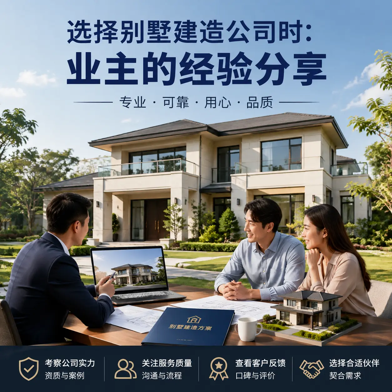 选择别墅建造公司时： 平坝 业主的经验分享