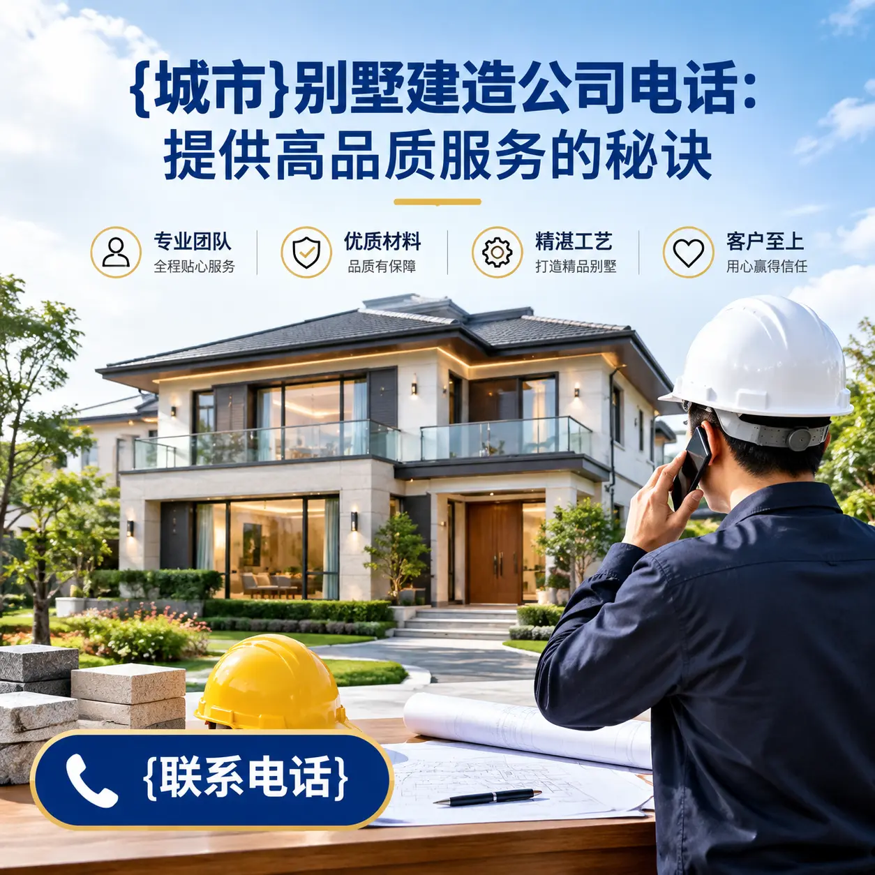 平坝别墅建造公司电话：提供高品质服务的秘诀
