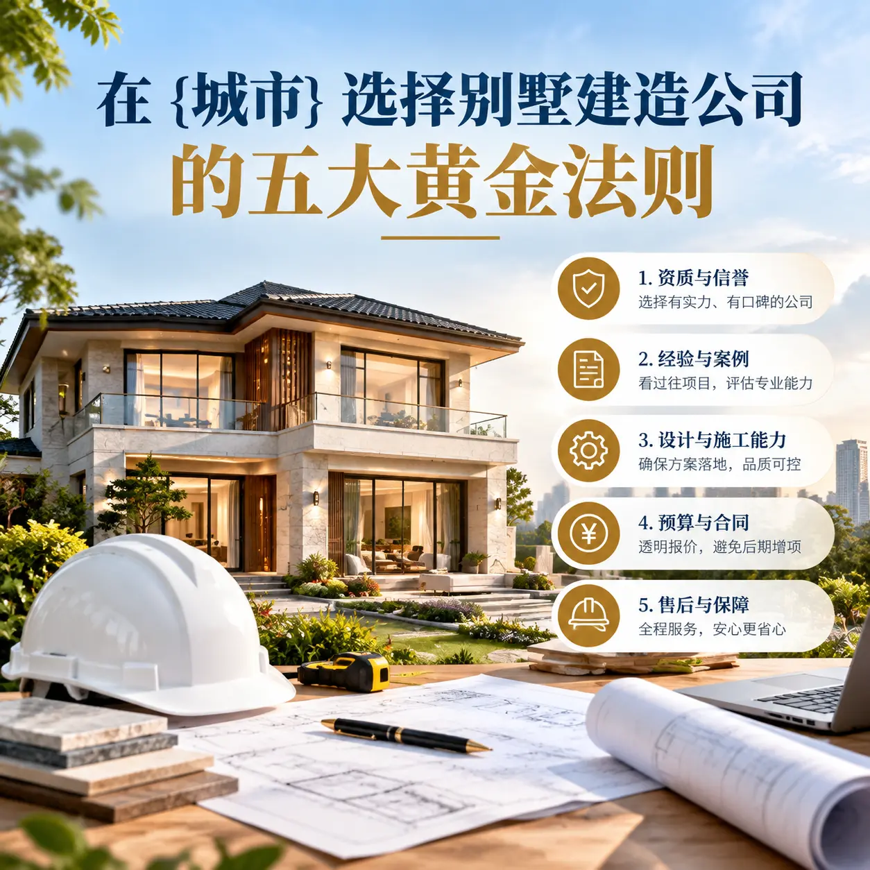在 平坝 选择别墅建造公司的五大黄金法则