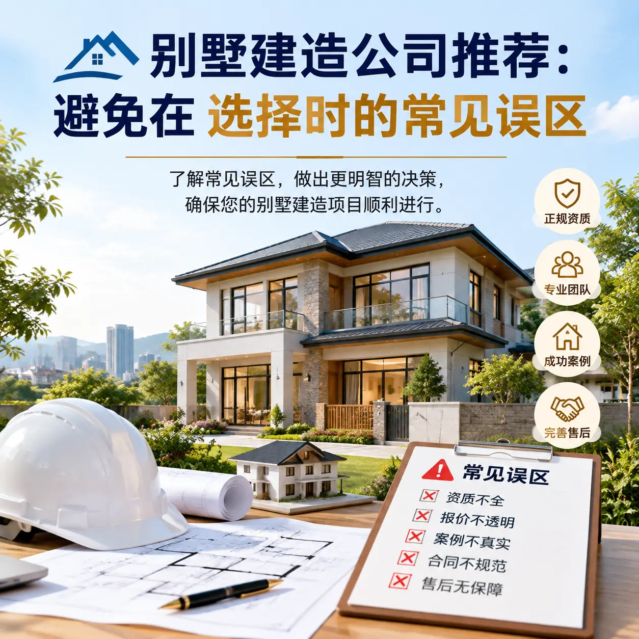 别墅建造公司推荐:避免在 平坝 选择时的常见误区