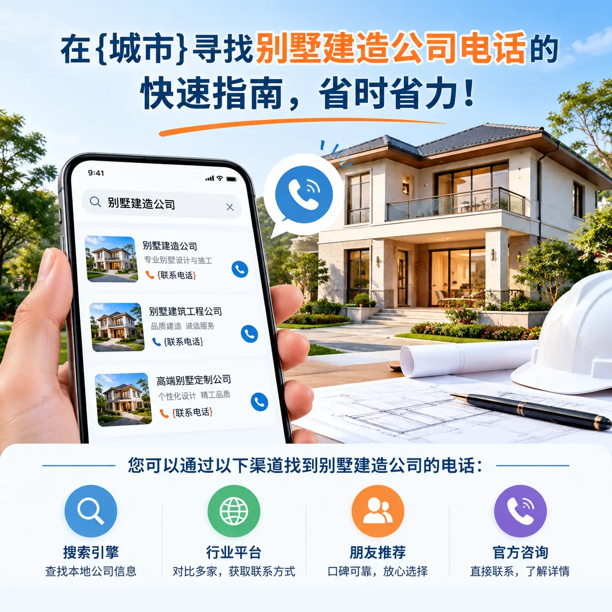 在平坝寻找别墅建造公司电话的快速指南,省时省力!
