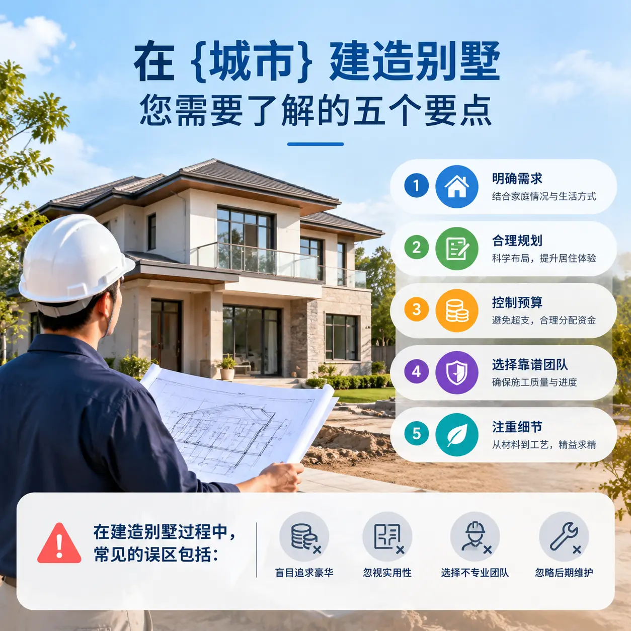在 平坝 建造别墅，您需要了解的五个要点