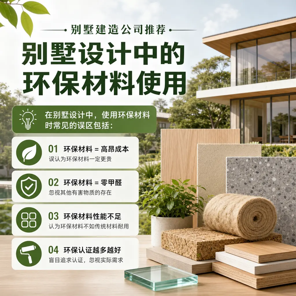 别墅建造公司推荐： 平坝 别墅设计中的环保材料使用