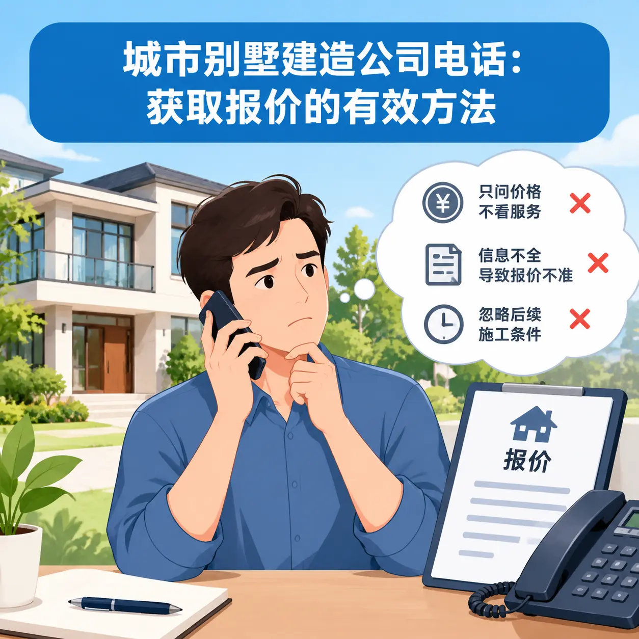 平坝别墅建造公司电话：获取报价的有效方法